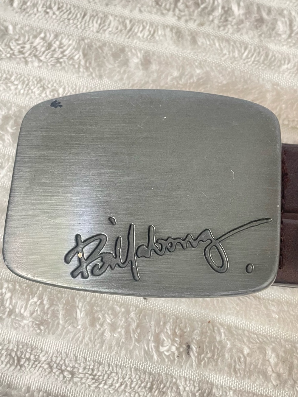 Vintage Billabong Brown Leather Belt